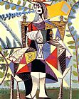 Pablo Picasso Femme assise dans un jardin painting